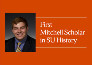 Picture of Cameron Macpherson - SU's first Mitchell Scholar